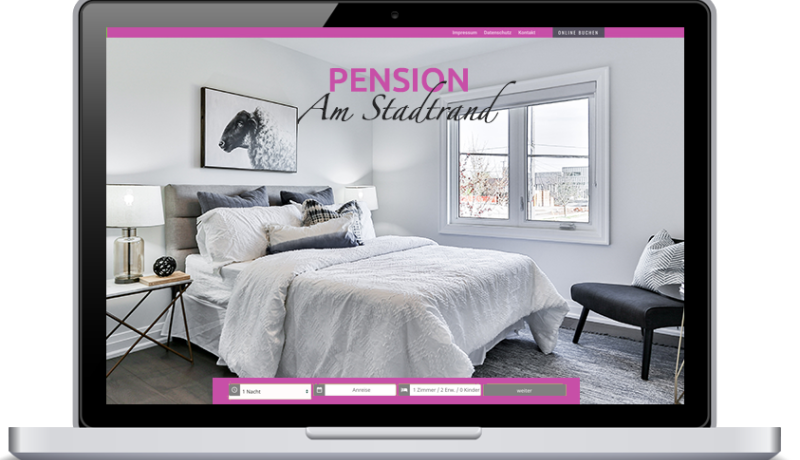 Webdesign für Pensionen