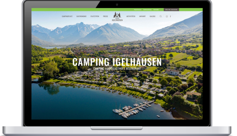 Camping Site Website