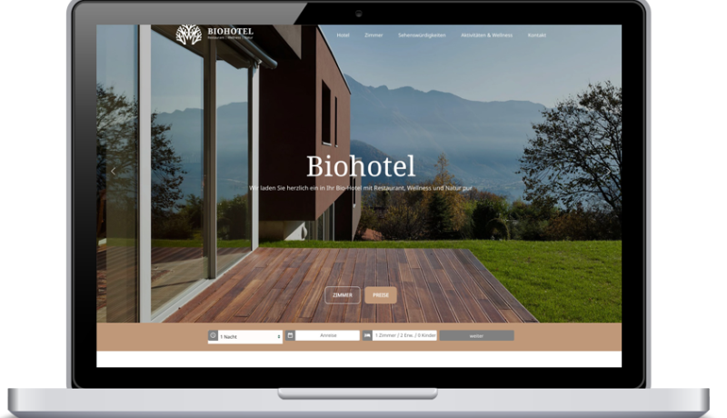 Hotel Webdesign